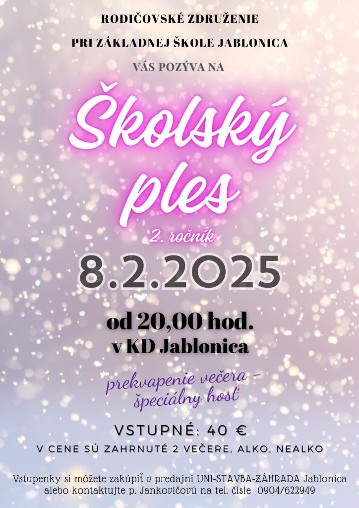 Školský ples 2025