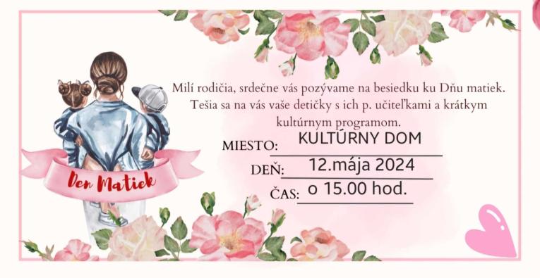 Deň matiek 2024